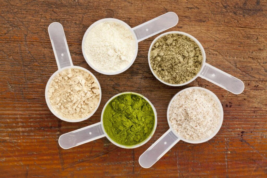 pea and rice protein powder