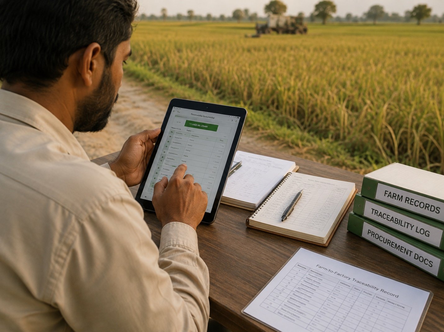 Field-to-factory traceability