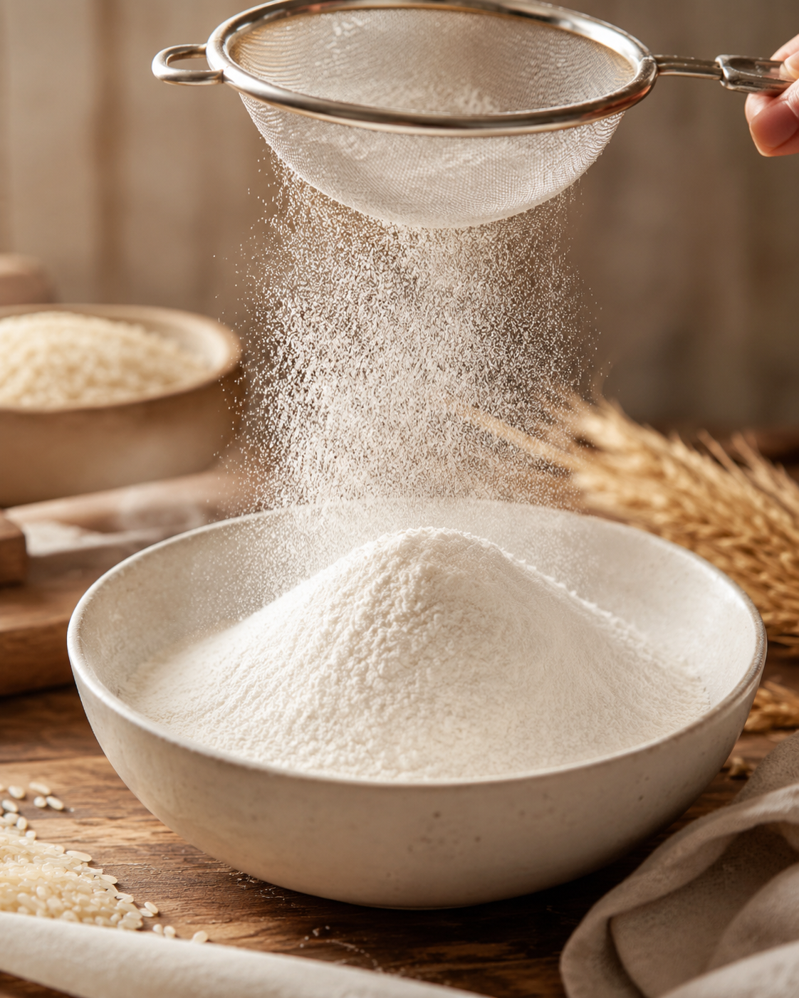 Soluble rice flour